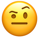 Смайли повдигната вежда