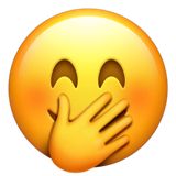 Лице с ръка пред устата