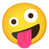 Налудничаво лице - Noto Color Emoji