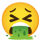 Повръщащо лице - Noto Color Emoji