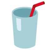 Чаша със сламка - Noto Color Emoji