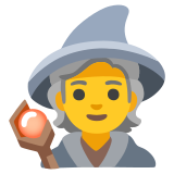 Жена магьосник - Noto Color Emoji