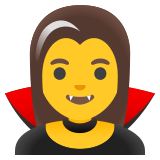 Жена вампир - Noto Color Emoji