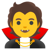 Вампир - Noto Color Emoji