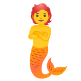 Жена амфибия - Noto Color Emoji