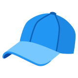 Шапка с козирка - Noto Color Emoji