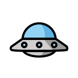 Летяща чиния - OpenMoji