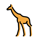 Жираф - OpenMoji