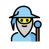 Мъж магьосник - OpenMoji