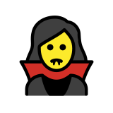 Жена вампир - OpenMoji