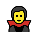 Мъж вампир - OpenMoji