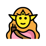 Жена елф - OpenMoji