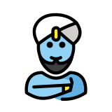 Мъж джин - OpenMoji