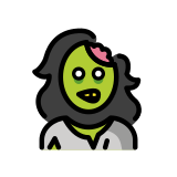 Жена зомби - OpenMoji