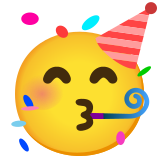 Купонджийско лице - Noto Color Emoji