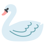 Лебед - Noto Color Emoji