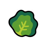 Листен зеленчук - OpenMoji