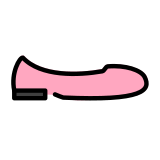 Обувка без ток - OpenMoji