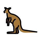 Кенгуру - OpenMoji