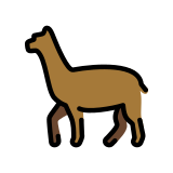 Лама - OpenMoji