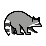 Енот - OpenMoji