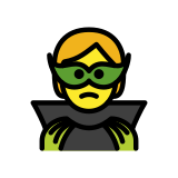 Суперзлодей - OpenMoji