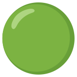 Зелен кръг - Noto Color Emoji