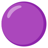 Лилав кръг - Noto Color Emoji