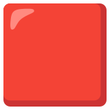 Червен квадрат - Noto Color Emoji