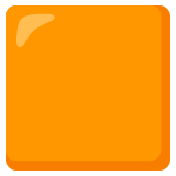 Оранжев квадрат - Noto Color Emoji