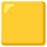 Жълт квадрат - Noto Color Emoji