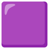 Лилав квадрат - Noto Color Emoji