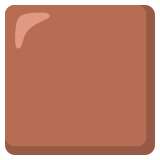 Кафяв квадрат - Noto Color Emoji