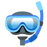 Маска за гмуркане - Noto Color Emoji