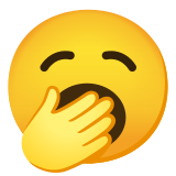 Прозяващо се лице - Noto Color Emoji