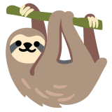 Ленивец - Noto Color Emoji