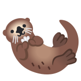 Видра - Noto Color Emoji