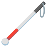 Бял бастун - Noto Color Emoji