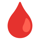 Капка кръв - Noto Color Emoji