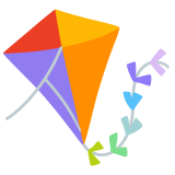 Хвърчило - Noto Color Emoji