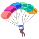 Парашут - Noto Color Emoji