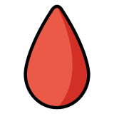 Капка кръв - OpenMoji