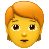 възрастен: рижа коса