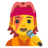 Певец - Noto Color Emoji
