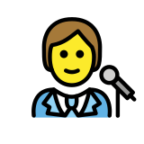 Певец - OpenMoji