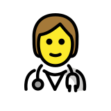 Здравен служител - OpenMoji