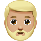 мъж: средно светла кожа и брада