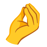 Събрани пръсти - Noto Color Emoji
