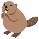 Бобър - Noto Color Emoji