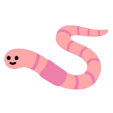 Червей - Noto Color Emoji